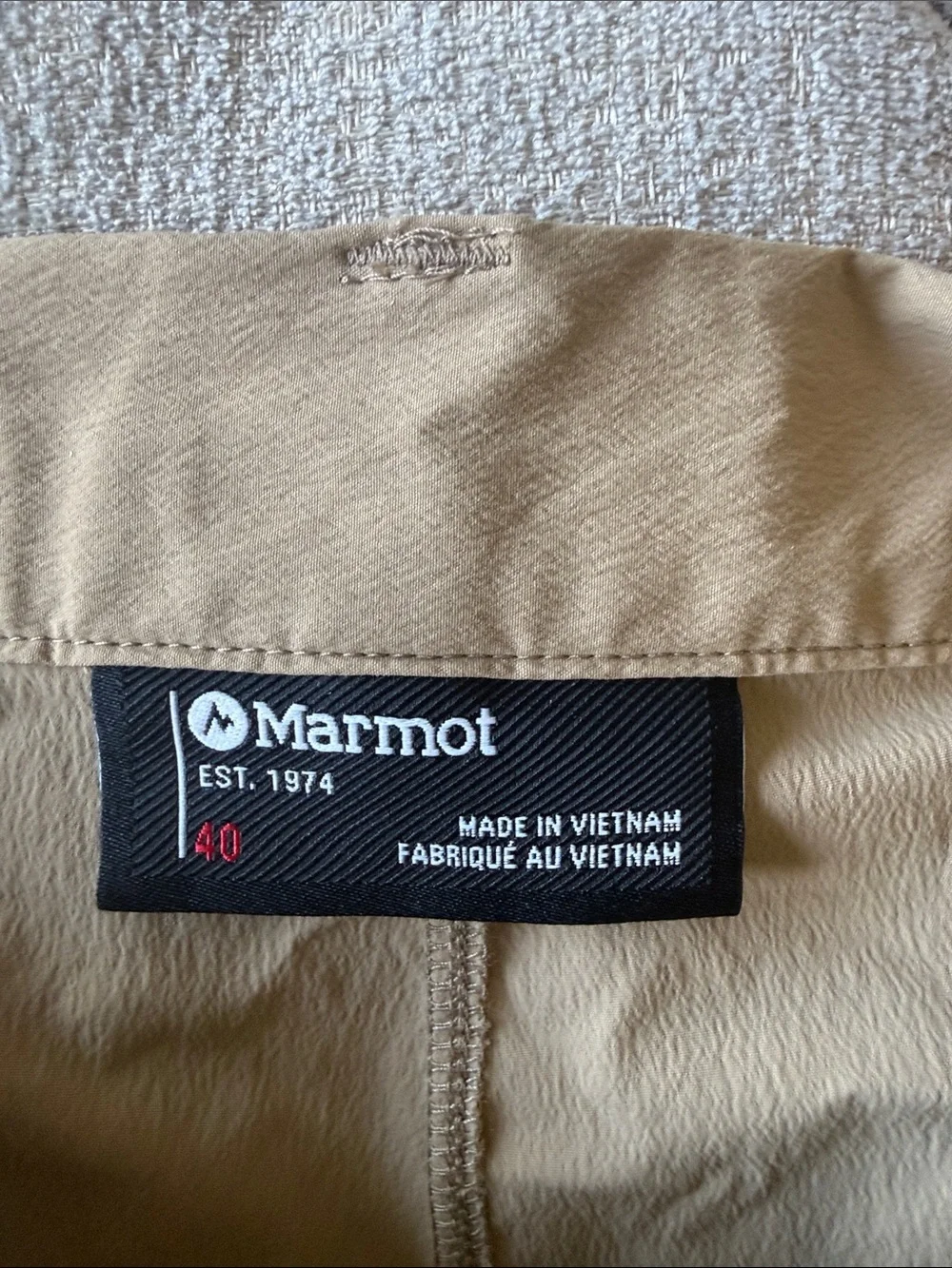 Marmot Men's 40 Khaki Performance‎ Shorts